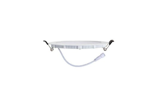 Topaz 6in Canless Slim Fit LED High Lumens 12W Recessed Downlight 3000K Smooth Trim 980lm 120V 100W-Equiv Dimm