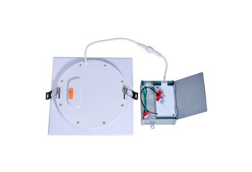 Topaz 6in Canless Recessed Downlight 15W 1000lm 5-CCT Select 120V 75W-Equiv IC Rated