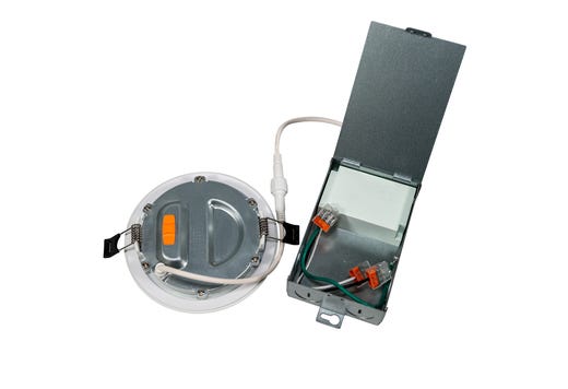 Topaz 4in Canless Recessed Downlight 7.5W 620lm 5-CCT Select 120V 50W-Equiv