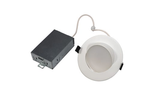 4in Canless Adjustable Gimbal Recessed Downlight 7W 5-CCT Select