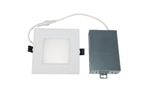 Topaz 4in Canless Square Recessed Downlight 7W 590lm 5-CCT Select 120V 50W-Equiv