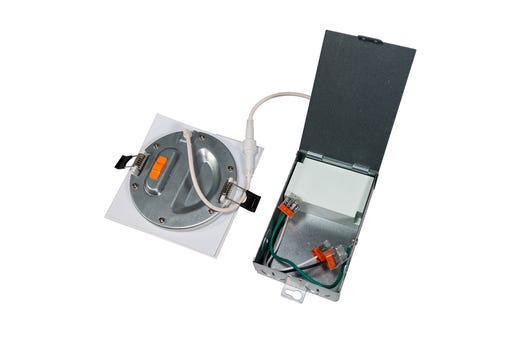 Topaz 6in Canless Recessed Downlight 12W 1000lm 5-CCT Select 120V 75W-Equiv