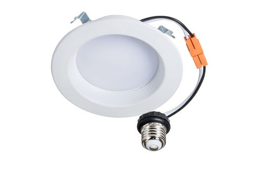 Topaz 4in Retrofit Downlight 10W 3000K 650lm White Baffle Trim Economical 120V 60W-equiv
