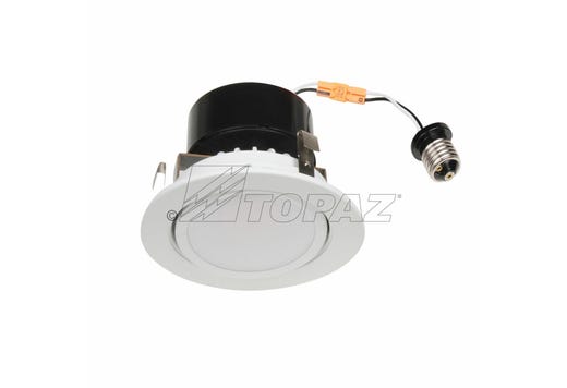 4in Retrofit Gimbal Downlight 8W 3000K 620 lm 50W-equiv Dimmable lighting product image
