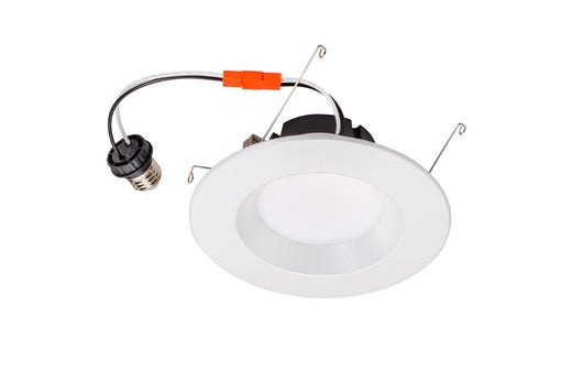 LED Performance Retrofit Downlight 6in 11W 5-Color Select Smooth