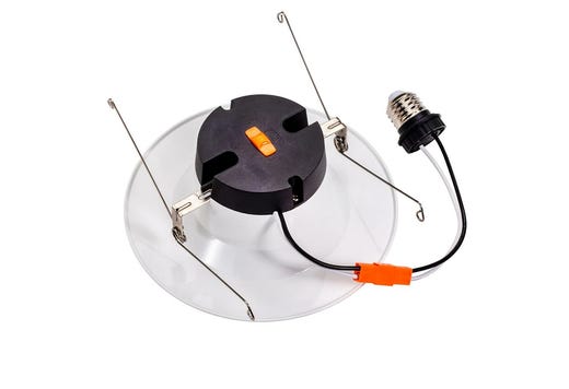 Topaz LED Performance Retrofit Downlight 6in 9W 5-Color Select Smooth Trim Polyamide Plastic 770lm IC Rated Dimmable