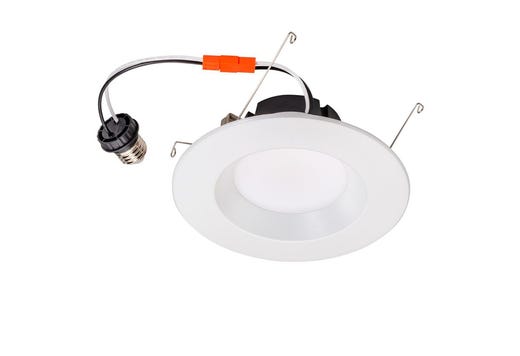 LED Performance Retrofit Downlight 6in 9W 5-Color Select Smooth