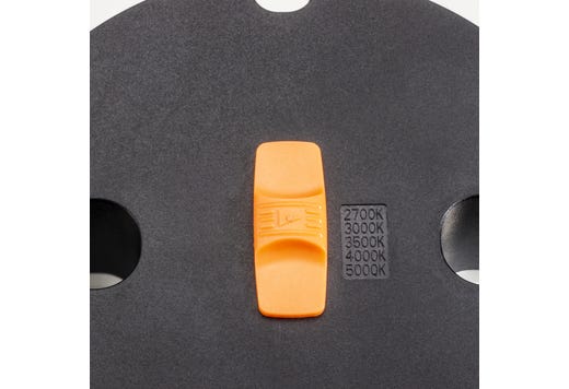 Topaz LED Performance Retrofit Downlight 6in 11W 5-Color Select Baffle Trim Polyamide Plastic 1000lm IC Rated Dimmable