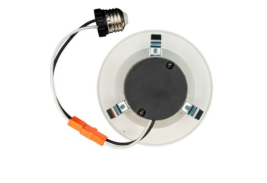 Topaz 4in Retrofit Downlight 6W 3000K 550lm White Baffle Trim Economical 120V 50W-equiv