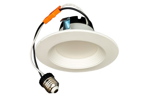 4in Retrofit Downlight 6W 3000K White Baffle Trim Economical 120V LED product