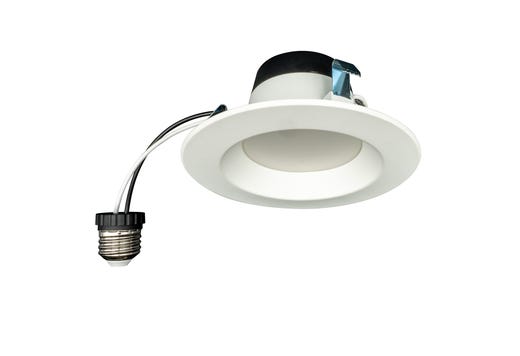 4in Retrofit Downlight 6W 3000K White Smooth Trim Economical 120V product image