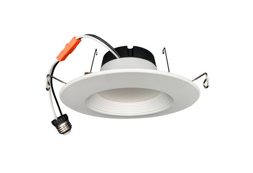 6in Retrofit Downlight 12W 3000K White Baffle Trim Economical product image