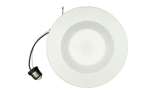 Topaz LED Performance Retrofit Downlight 6in 3-Watt & 5-Color Select (max 13W 1250lm) Polyamide Plastic Baffle Trim 120V 90CRI Dimmable White