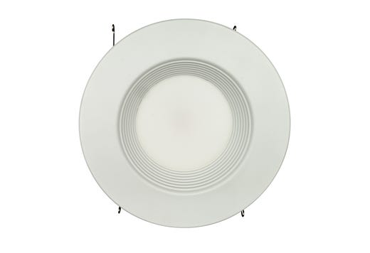 Topaz 6in Retrofit Downlight 8W 3000K 730lm White Baffle Trim Economical 120V 60W-equiv