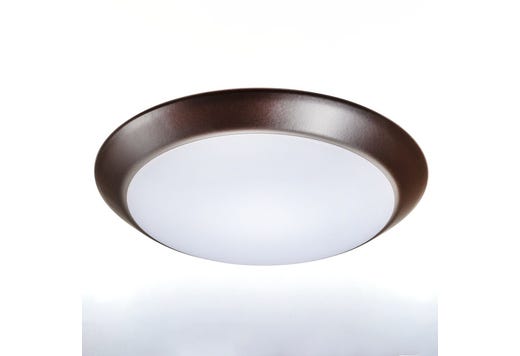 Topaz 4in Surface Mount Downlight 5-CCT Selectable 8W 660lm Bronze Trim Dimmable 90CRI 120V