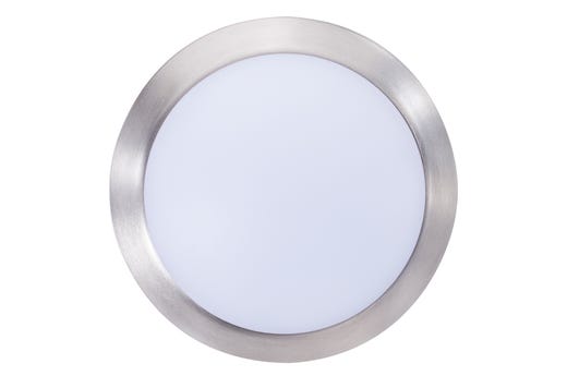 Topaz 4in Surface Mount Downlight 5-CCT Selectable 8W 660lm Brushed Nickel Trim Dimmable 90CRI 120V