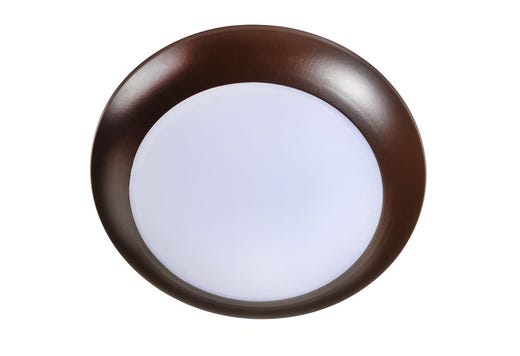 Topaz 6in Surface Mount Downlight 5-CCT Selectable 11W 905lm Bronze Trim Dimmable 90CRI 120V