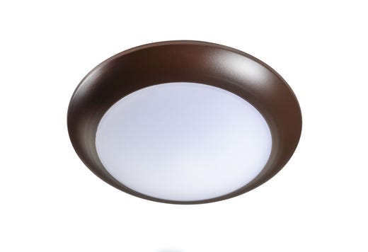 Topaz 6in Surface Mount Downlight 5-CCT Selectable 11W 905lm Bronze Trim Dimmable 90CRI 120V