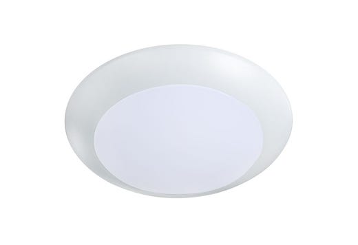 Topaz 6in Surface Mount Downlight 5-CCT Selectable 15W 1230lm White Trim Dimmable 90CRI 120V
