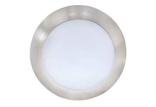Topaz 6in Surface Mount Downlight 5-CCT Selectable 15W 1230lm Brushed Nickel Trim Dimmable 90CRI 120V