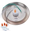 Topaz 6in Surface Mount Downlight 5-CCT Selectable 11W 905lm Brushed Nickel Trim Dimmable 90CRI 120V