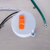 Topaz 6in Surface Mount Downlight 5-CCT Selectable 11W 905lm Brushed Nickel Trim Dimmable 90CRI 120V