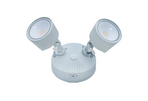 Topaz 24W Security 2-Head Flood Light 4000K White