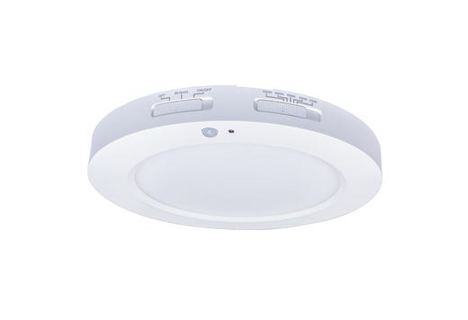 7in Round White Surface Mount Disk with PIR Motion Sensor 13W product image