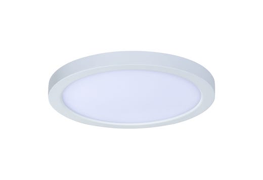 Topaz 7in Round White Surface Mount Disk 17W 5-CCT Select 1400lm 85W-equiv Dimmable 120V 90CRI