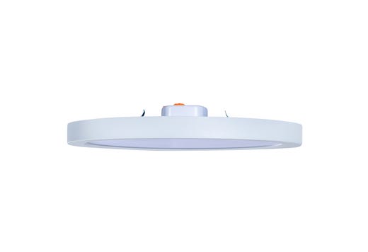 Topaz 7in Round White Surface Mount Disk 17W 5-CCT Select 1400lm 85W-equiv Dimmable 120V 90CRI