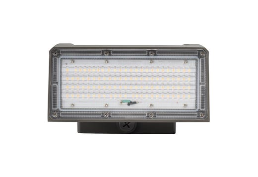 Topaz LED Adjustable to 90Deg Wallpack Power & Color Selectable to 75W 9440lm 3-4-5K 0-10V Integrated Photocell
