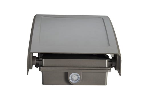 Topaz LED Adjustable to 90Deg Wallpack Power & Color Selectable to 40W 5270lm 3-4-5K 0-10V Integrated Photocell