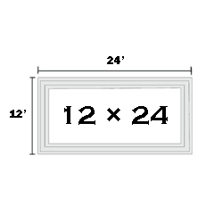 12'' X 24'' Surface-Mounted Panels