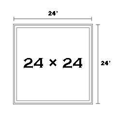 24'' X 24'' Surface-Mounted Panels