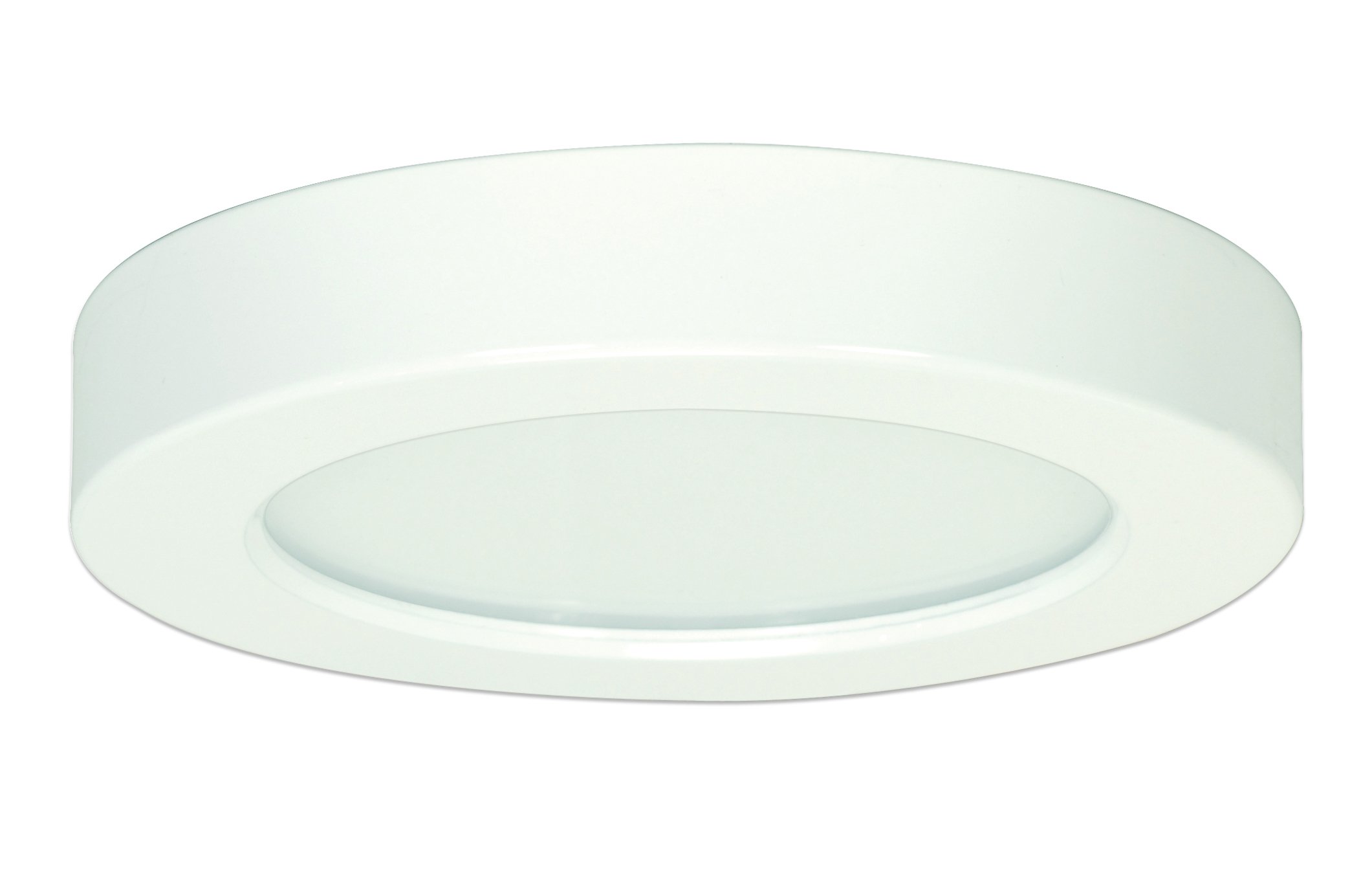 Satco 13.5W 3000K Round Flush Mount LED Fixture 7 in. 
