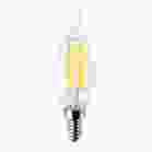 Halco 85066 CA10CL4ANT/830/LED2 CA10 4.5W 3000K Dimmable Clear Filament E12 ProLED