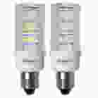 Bulbrite 861530 LED4E12/27K/120/D-2PK  Pack of (2) LED Mini T4 Dimmable Candelabra Screw Base (E12) Light Bulb 35 Watt Equivalent 2700K, Clear