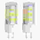 Bulbrite 861536 LED4GY6/30K/D/2-2PK  LED Mini T4 Dimmable Bi-Pin Base (GY6.35) Light Bulb 35 Watt Equivalent 3000K, Clear, Pack of 2