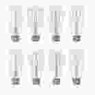 Bulbrite 861618 LED7ST18/27K/FIL/D/B-8PK Pack of (8) 7 Watt Dimmable Clear ST18 LED Light Bulbs with Medium (E26) Base, 2700K Warm White Light, 800 Lumens