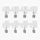 Bulbrite 861631 LED7G25/40K/FIL/D/B-8PK 7W LED G25 4000K FILAMENT E26 DIM-8PK