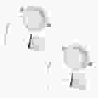 Bulbrite 861680 LED14JBOXDL/6/940/WHRD/D-2PK Pack of (2) LED 6" Round Recessed Downlight Fixture with Metal Jbox & Baffle, 70W Equivalent, 4000K/Cool White, White Finish