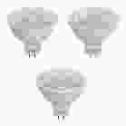 Bulbrite 862672 LED7MR16FL35/75/930/J/D-3PK Pack of (3) 7.5 Watt Dimmable Flood MR16 Bi-Pin (GU5.3) LED Bulb - 570 Lumens, 3000K, and 90 CRI