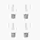 Bulbrite 862687 LED2A19/27K/FIL/3-4PK 6-Pack 2.5-Watt A19 Medium(E26)LED Bulb with Vintage Spiral Filaments, Clear,2700K,100 Lumens