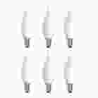 Bulbrite 862692 LED5CA10/30K/FIL/M/3-4PK 5W LED CA10 3000K FILAMENT E12 MILKY FULLY COMPATIBLE DIMMING-4PK