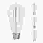 Bulbrite 862693 LED4ST18/27K/FIL/3-4PK  Pack of (4) 4.5 Watt Dimmable Clear Filament ST18 Medium (E26) LED Light Bulb - 450 Lumens, 2700K