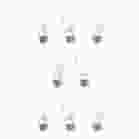 Bulbrite 862715 LED9A19/B60W/840-8PK 9W LED A19 60W EQUIV BASICS NON-DIMMABLE 4000K E26 120V-8PK