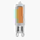 Bulbrite 862865 LED4G9/30K/W/D-4PK 4.5 Watt Mini T5 Light Bulbs with Clear Finish and Bi-Pin (G9) Base - 3000K (Soft White Light), 450 Lumens-4pk