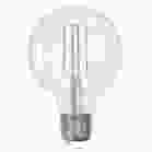 Bulbrite 862877 LED8G25/30K/FIL/4/JA8-4PK 8.5 Watt Dimmable G25 Light Bulb with a Clear Finish and Medium (E26) Base - 2700K (Warm White Light), 800 Lumens-4pk