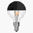 Bulbrite 862062 LED2G16/27K/FIL/HB/3-4PK 2.5W LED G16 2700K FILAMENT HALF BLACK E12 FULLY COMPATIBLE DIMMING-4PK