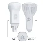 Naturaled  4675 (LED9.5PL/V/110L/4P/G24q/8C3/AB )PL-V 9.5W 120-277V G24q (4-Pin) Base 50,000 Hr 1200 3500K/4000K/5000K